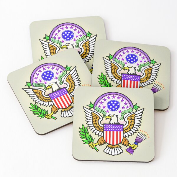 Item preview, Design Modern Seal American Eagle Symbolic Art USA designed and sold by ART ATTACK ZONE.