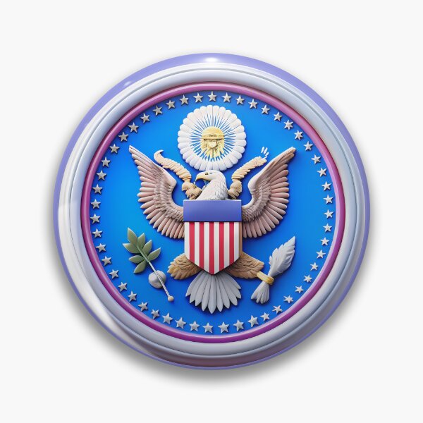 Item preview, 3d design Seal American Eagle Symbolic Art USA designed and sold by ART ATTACK ZONE.