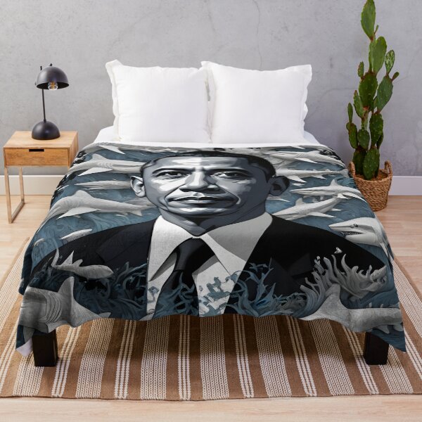 Item preview, Barack Obama In A Shark Tank designed and sold by Paw's Arts.