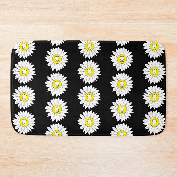 Item preview, White & Yellow Flower Tooth designed and sold by thehippiehygienist.