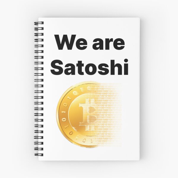 Item preview, Bitcoin we are satoshi black text designed and sold by Funt-Case.
