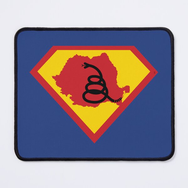 Item preview, ROMANIA SHIELD - Freedom Is The Superpower - Modern Gadsden Snake Flag - Dont Tread On Me SUPERHERO design designed and sold by pelagio.