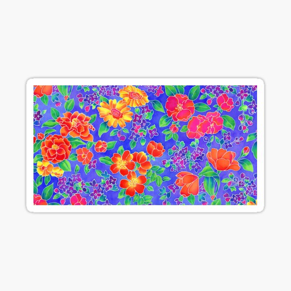 Silk Painting Lilacs Sticker