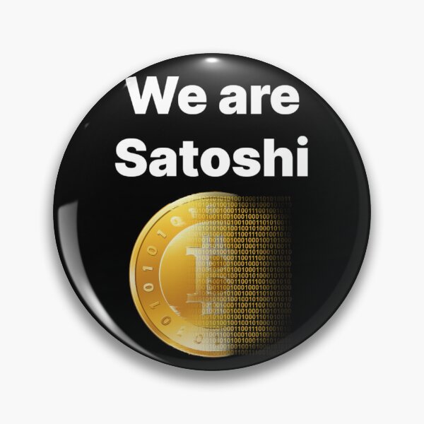 Item preview, Bitcoin we are satoshi white text designed and sold by Funt-Case.