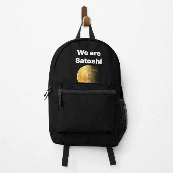 Item preview, Bitcoin we are satoshi white text designed and sold by Funt-Case.