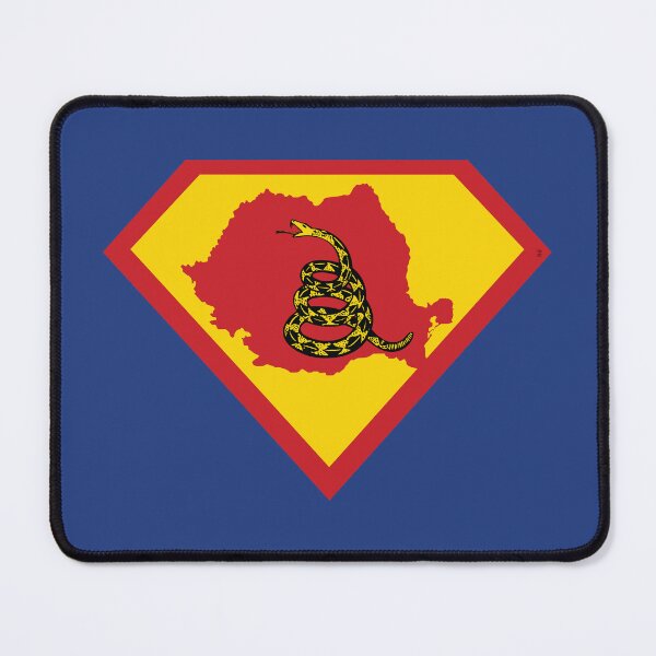Item preview, ROMANIA SHIELD - Freedom Is The Superpower - Gadsden Snake Flag - Dont Tread On Me SUPERHERO design designed and sold by pelagio.