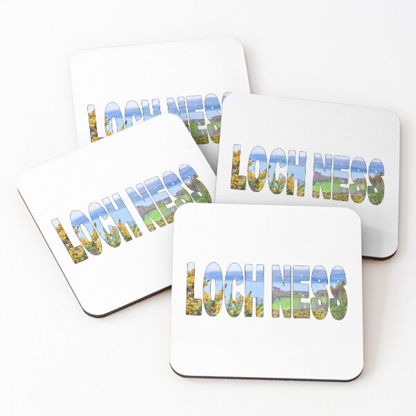 Item preview, LOCH NESS - Urquhart Castle Scotland Yellow Gorse Flowers designed and sold by Adam Gormley.