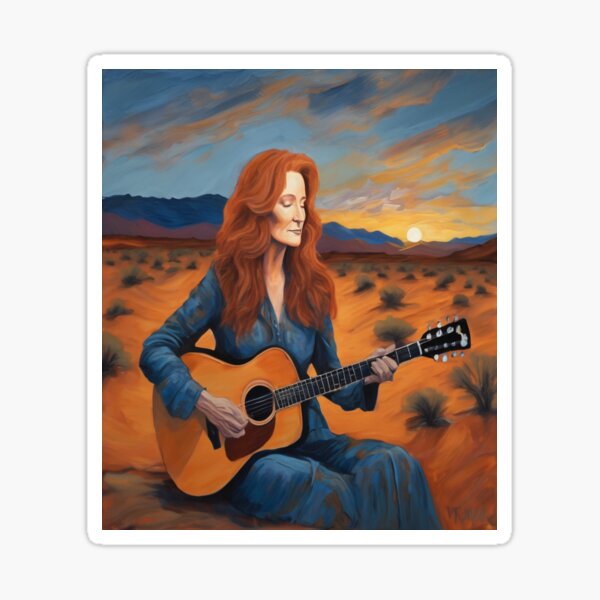 Artikel-Vorschau von „Bonnie Raitt: Wüstenserenade“, designt und verkauft von Artisticanvas.