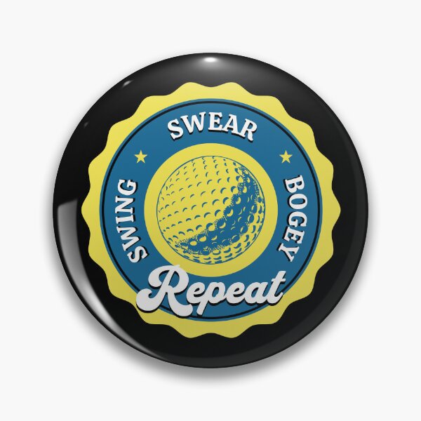 Item preview, Swing Swear bogey Repeat, funny golf designed and sold by dudelinart.