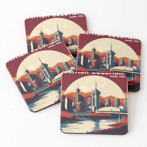 Item preview, British Columbia Canada 1950s Vintage Travel Tourism designed and sold by TravelersGems.