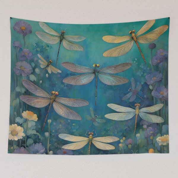 Item preview, Dreamy Dragonfly Fantasy Garden designed and sold by Glimmersmith.