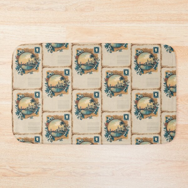 Item preview, Florida USA Vintage Travel Retro Postcard Design designed and sold by TravelPostcardGems.