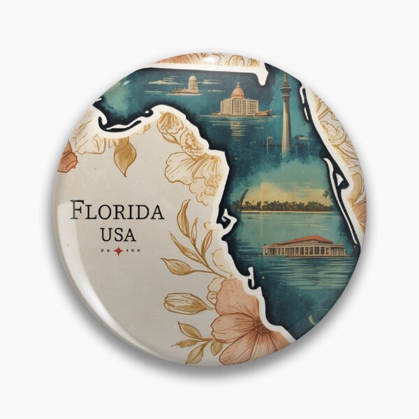 Item preview, Greetings from Florida USA Vintage Travel Retro Postcard Design designed and sold by TravelPostcardGems.