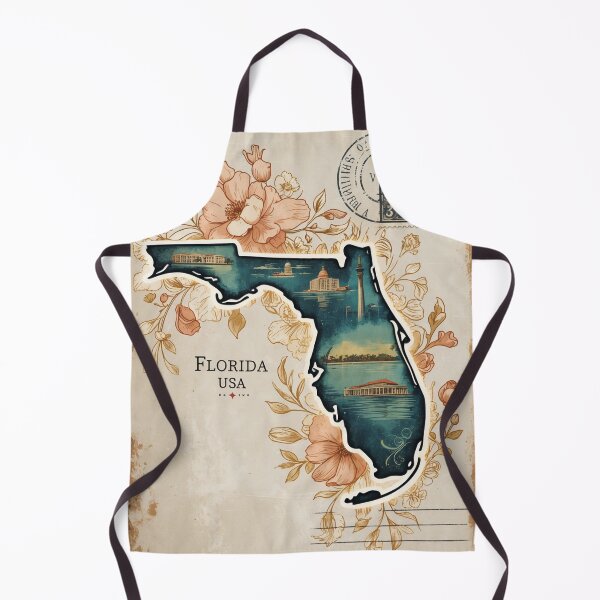 Item preview, Greetings from Florida USA Vintage Travel Retro Postcard Design designed and sold by TravelPostcardGems.