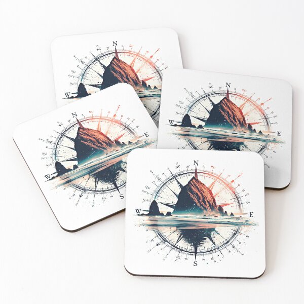 Item preview, Coastal Vibes Meets Navigation Goals | Cannon Beach Compass Rose designed and sold by H Jonas.