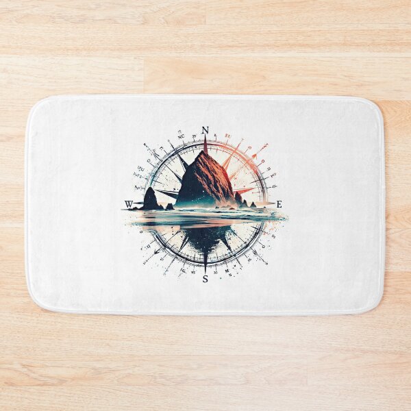 Item preview, Coastal Vibes Meets Navigation Goals | Cannon Beach Compass Rose designed and sold by H Jonas.