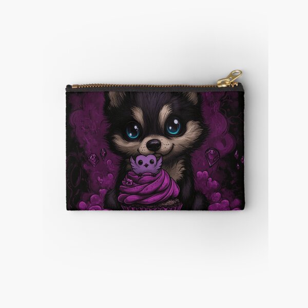 Item preview, Cute Wolfdog With A Cupcake designed and sold by Nocturne  Paws.