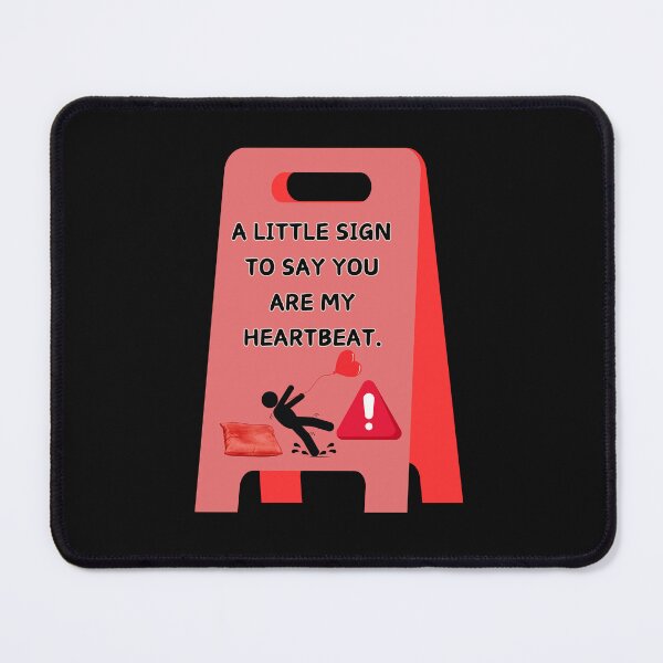 Item preview, A little sign to say You Are My Heartbeat. designed and sold by AlwaysHome.