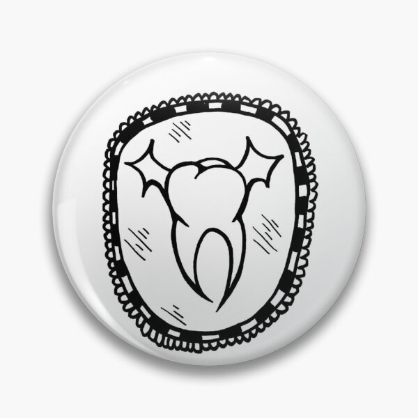 Item preview, Bat Wing Tooth Lace Mirror Greyscale Tattoo Style designed and sold by KayTurtless.