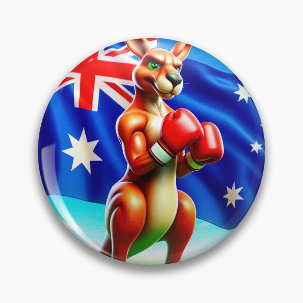 Item preview, Aussie boxing kangaroo 012 designed and sold by kevin Chippindall.