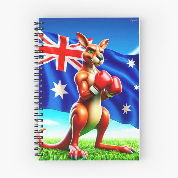 Item preview, Aussie boxing kangaroo 012 designed and sold by kevin Chippindall.
