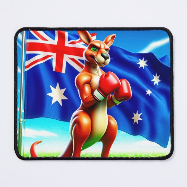 Item preview, Aussie boxing kangaroo 012 designed and sold by kevin Chippindall.