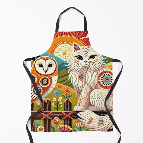 Item preview, Friendly Owl and Cat designed and sold by alw951.