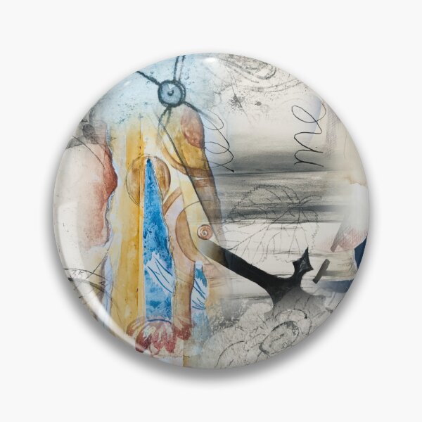 Item preview, A Collaged Chrono Canvas designed and sold by VariARTyPrints.