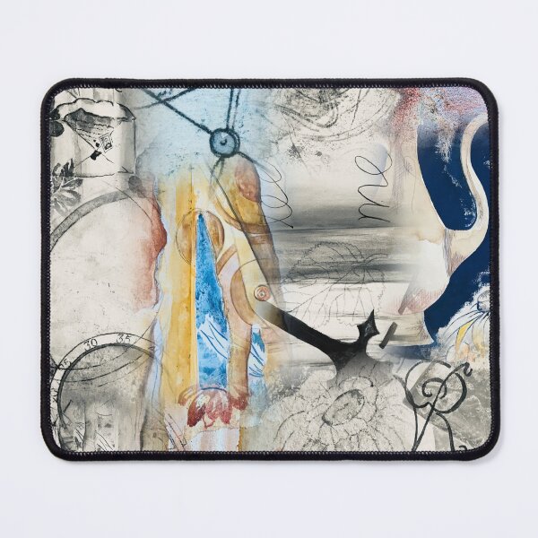 Item preview, A Collaged Chrono Canvas designed and sold by VariARTyPrints.