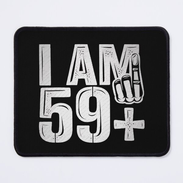 Item preview, I Am 59 Plus 1 Fingers – Funny 60th Birthday Humor designed and sold by tmerchtrends.