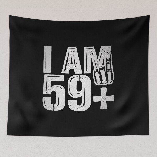Item preview, I Am 59 Plus 1 Fingers – Funny 60th Birthday Humor designed and sold by tmerchtrends.