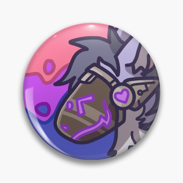 Item preview, Bisexual Protogen Furry Sticker designed and sold by FurAndWhiskersStudio.
