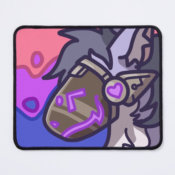Item preview, Bisexual Protogen Furry Sticker designed and sold by FurAndWhiskersStudio.