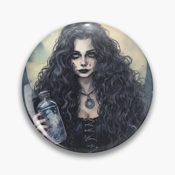 Item preview, Witch - Ink Drawing 4 designed and sold by KBMediaArt.