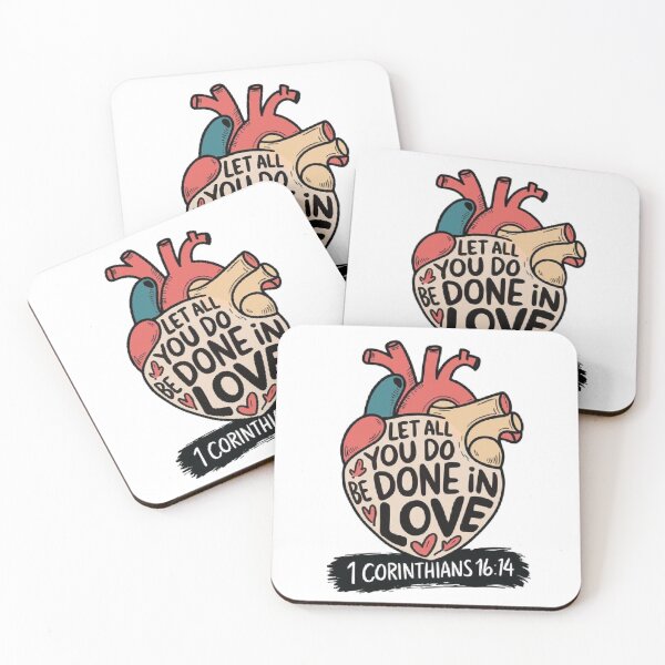 Item preview, 1 Corinthians 16:14 - Done in love Christian Sticker designed and sold by bartink.co.