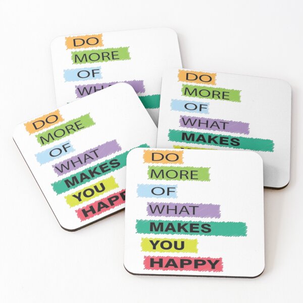 Item preview, do more of what makes you happy typography inspired motivation designed and sold by Kaivinaikadhaigal.