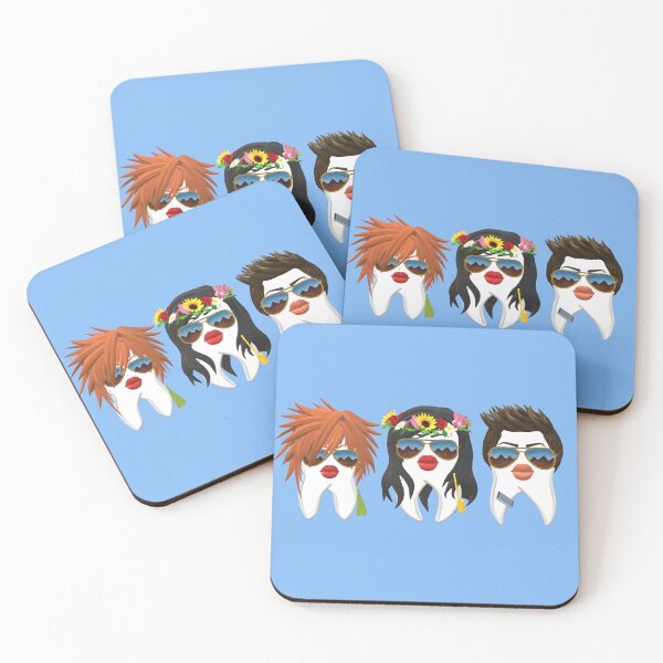 Item preview, Modern Teeth Trio #2 designed and sold by thehippiehygienist.