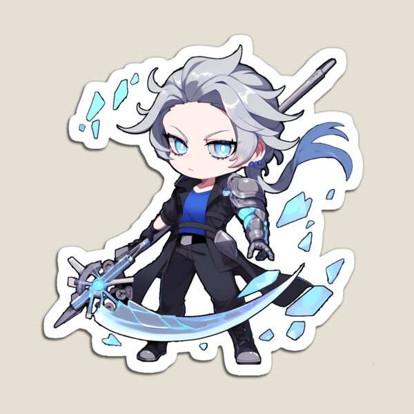 Artikel-Vorschau von Chibi Azur Reaper, designt und verkauft von MiekSenpaiGames.