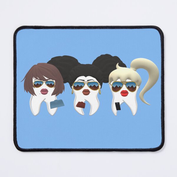 Item preview, Modern Teeth Trio #5 designed and sold by thehippiehygienist.