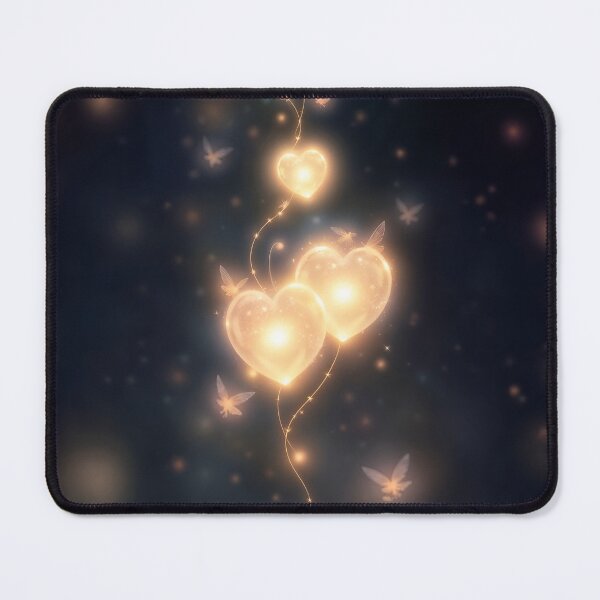 Item preview, Ethereal Heart Lanterns: A Dreamy Nightscape designed and sold by Uniqo Artz.