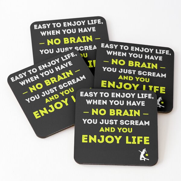 Item preview, Daniil Medvedev Enjoy Life Tennis Player Quote designed and sold by WUNMANAMI.