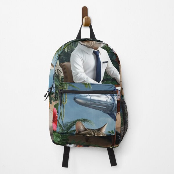 Item preview, Tropical Job Interview Cat Boss Mouse Scene designed and sold by Dream Output .