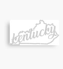 SWEET HOME KENTUCKY - TRENDIGE STAATSÜBERSICHT Leinwanddruck