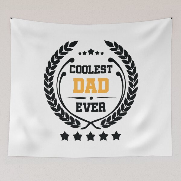 Item preview, COOLEST DAD EVER T-shirt Cool Funny Tee Fathers Day Gift designed and sold by saadkh.
