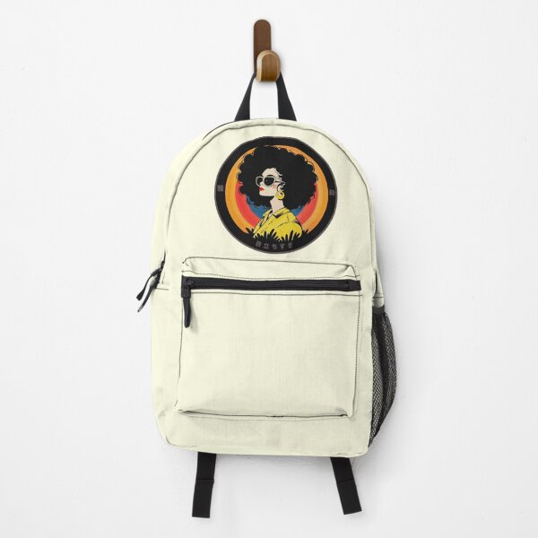 Item preview, Retro Afro Woman Art with Japanese Vibes | Bold 70s Aesthetic designed and sold by GALUMARKET.