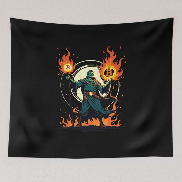 Item preview, The Crypto Basilisk Bitcoin’s Deadly Stare designed and sold by RadDeck.