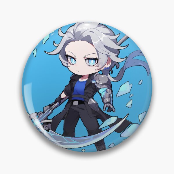 Item preview, Chibi Azure Reaper designed and sold by MiekSenpaiGames.
