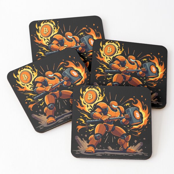Item preview, Bitcoin Minotaur Conquer the Crypto Maze designed and sold by RadDeck.