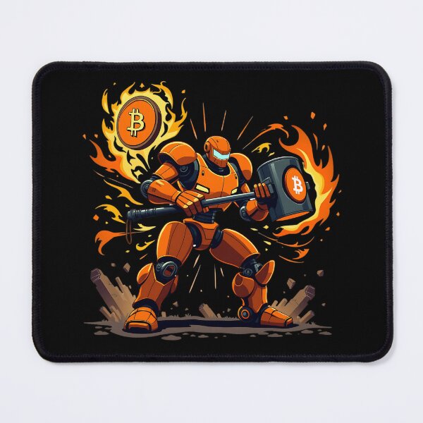 Item preview, Bitcoin Minotaur Conquer the Crypto Maze designed and sold by RadDeck.