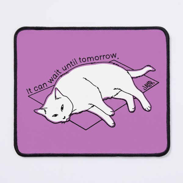 Item preview, Cat Can Wait designed and sold by jastinamor.